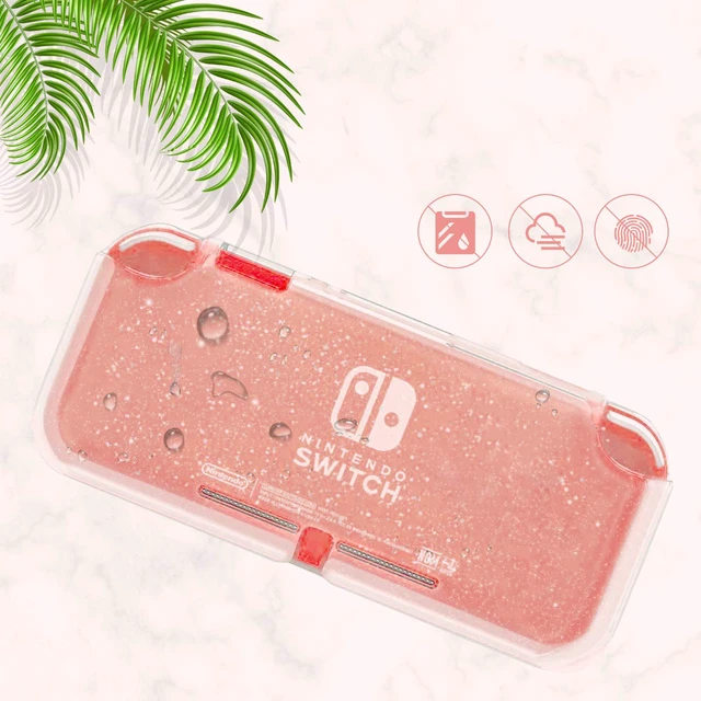 Alt view image 6 of 7 - Protective Case, Liquid Crystal Glitter Bling Soft TPU Cover with Shock-Absorption and Anti-Scratch Protective Case-for Nintendo Switch Lite 2019