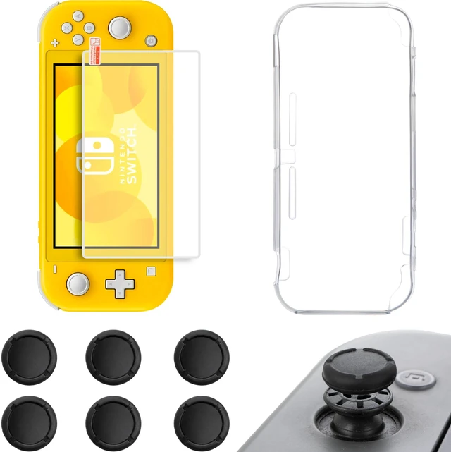 Main image of Switch Lite Case Compatible with Nintendo Switch Lite w/Screen Protector&6 Thumb Grips Joystick Caps, Incl. Clear Protective Case Cover, Rubber Button Caps 5.5"