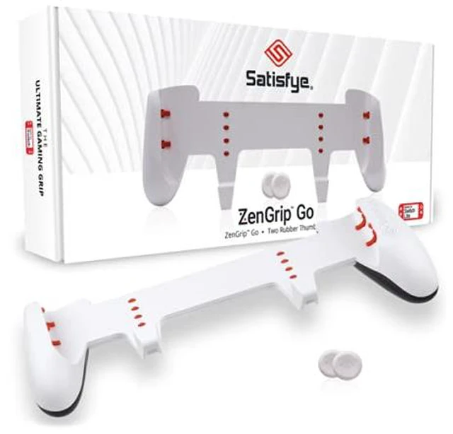Main image of ZenGrip Go (Lite), Accessories Compatible with Nintendo Switch Lite - Comfortable & Ergonomic Grip, Joy Con & Switch Control. #1 Switch Accessories for Gamers BONUS: 2 Thumbsticks