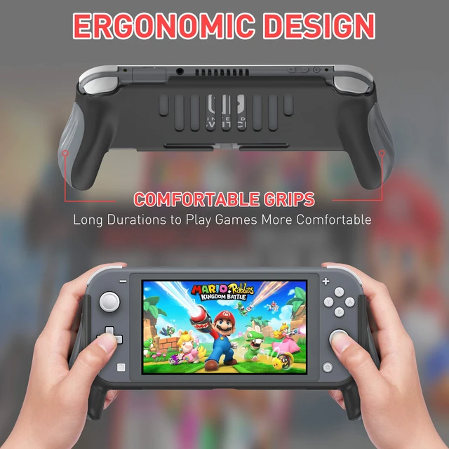 Alt view image 2 of 6 - Grip Case Compatible with Nintendo Switch Lite,Comfortable and Ergonomic Gaming Portable Protective Handheld Cover - Accessories for Switch Lite Console 2019 Release