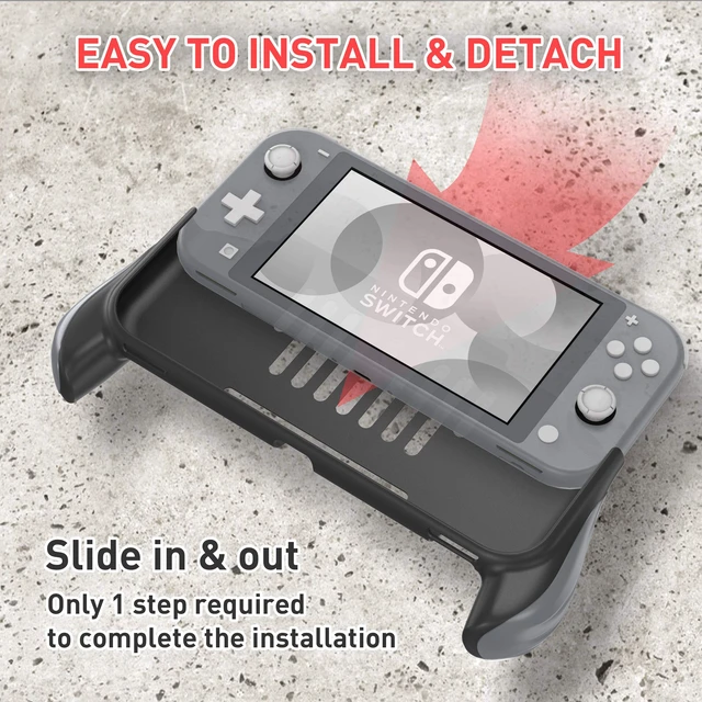 Alt view image 4 of 6 - Grip Case Compatible with Nintendo Switch Lite,Comfortable and Ergonomic Gaming Portable Protective Handheld Cover - Accessories for Switch Lite Console 2019 Release