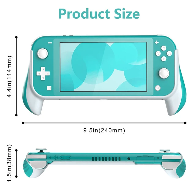 Alt view image 6 of 7 - Grip Designed for Nintendo Switch Lite Grip Case, Ergonomic Comfortable Handheld Protective Gaming Case Portable Cover Hand for Nintendo Switch lite Accessorie