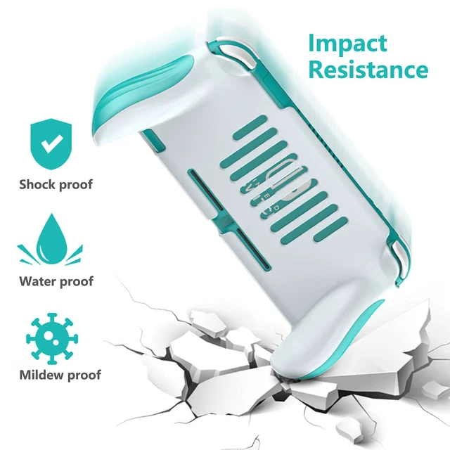 Alt view image 3 of 7 - Grip Designed for Nintendo Switch Lite Grip Case, Ergonomic Comfortable Handheld Protective Gaming Case Portable Cover Hand for Nintendo Switch lite Accessorie
