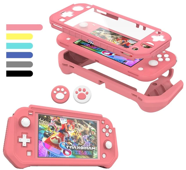 Main image of Switch Lite Case Protective Case for Nintendo Switch Lite | Compatible with Nintendo Lite, Screen Protector Cover Hand Grip with Detachable TPU+Built-in PC Screen (Pink)