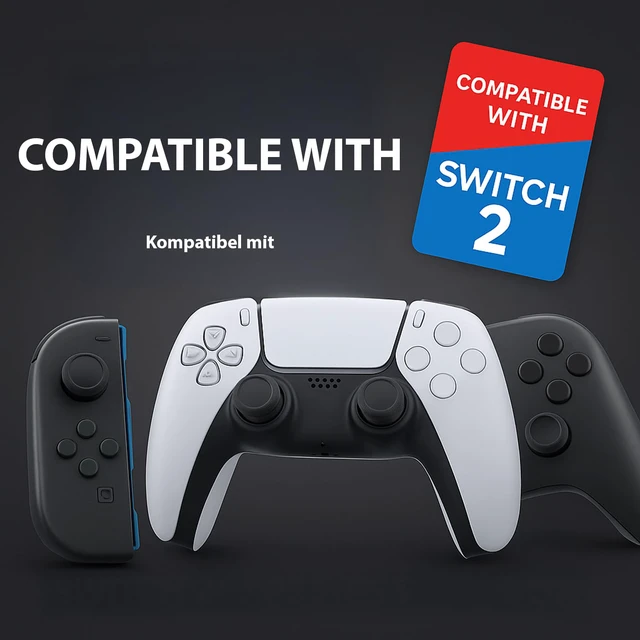 Alt view image 2 of 7 - Thumbstick Grip Caps for Switch 2 Silicone Joystick Covers Compatible with Switch 2 Controllers Ergonomic Non-Slip Thumb Grips for Precise Control (Version 1)