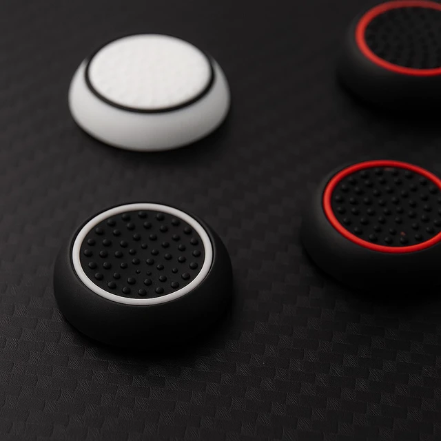 Alt view image 4 of 7 - Thumbstick Grip Caps for Switch 2 Silicone Joystick Covers Compatible with Switch 2 Controllers Ergonomic Non-Slip Thumb Grips for Precise Control (Version 1)