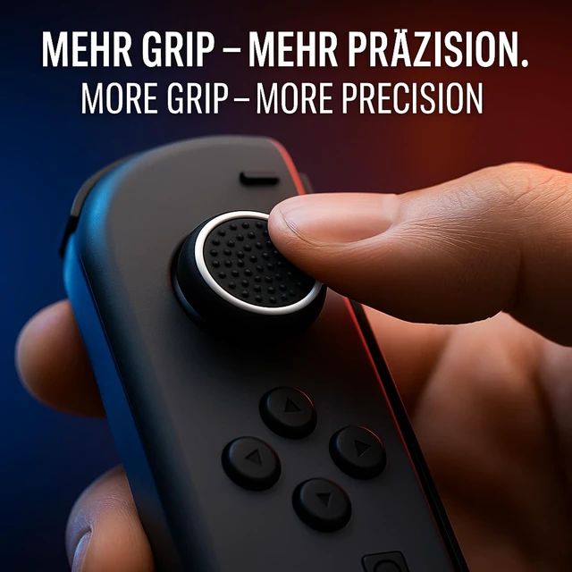 Alt view image 6 of 7 - Thumbstick Grip Caps for Switch 2 Silicone Joystick Covers Compatible with Switch 2 Controllers Ergonomic Non-Slip Thumb Grips for Precise Control (Version 1)