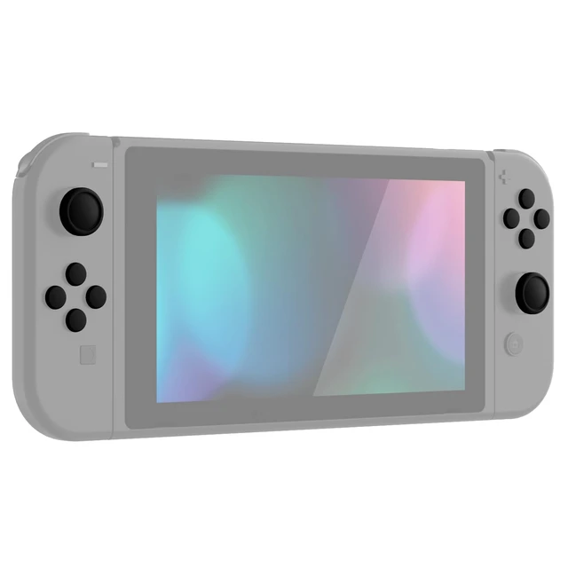 Alt view image 7 of 7 - Silicone Button Covers and Thumb Grip Set for Nintendo Switch/OLED Joycon/Switch Lite, ABXY Directional Key Button Caps for Nintendo Switch/OLED/Lite with Switch Lite D-Pad Button Cap, Black