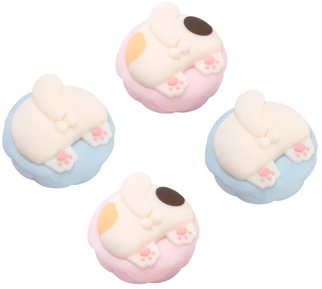 Main image of Thumb Grip Caps Compatible with Nintendo Switch 2, Soft Silicone Joystick Cover for Nintendo Switch 2 Controller, 4PCS - Cute Cat Butt