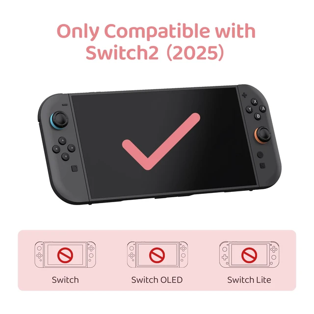 Alt view image 2 of 7 - Thumb Grip Caps Compatible with Nintendo Switch 2, Soft Silicone Joystick Cover for Nintendo Switch 2 Controller, 4PCS - Cute Cat Butt