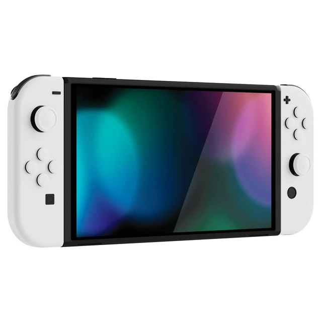 Alt view image 6 of 7 - Silicone Button Covers and Thumb Grip Set for Nintendo Switch/OLED Joycon/Switch Lite, ABXY D-Pad Directional Button Cap for Joycon, White