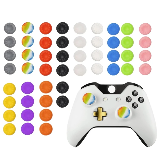 Alt view image 3 of 6 - 50PCS Silicone Thumb Grips for PS5 PS4, Joystick Caps Cover Analog Stick for Xbox 360, Xbox One, Xbox Series X/S,for Switch Pro Controller