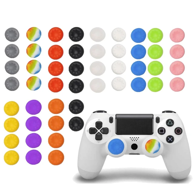 Alt view image 2 of 6 - 50PCS Silicone Thumb Grips for PS5 PS4, Joystick Caps Cover Analog Stick for Xbox 360, Xbox One, Xbox Series X/S,for Switch Pro Controller