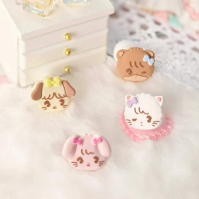 Alt view image 5 of 7 - 4PCS Switch Thumb Grip Caps,Kawaii Thumbstick Caps,Soft Silicone Joystick Cover Compatible with Switch/OLED/Lite - Mikko Sweet Thoughts