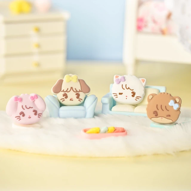 Alt view image 7 of 7 - 4PCS Switch Thumb Grip Caps,Kawaii Thumbstick Caps,Soft Silicone Joystick Cover Compatible with Switch/OLED/Lite - Mikko Sweet Thoughts