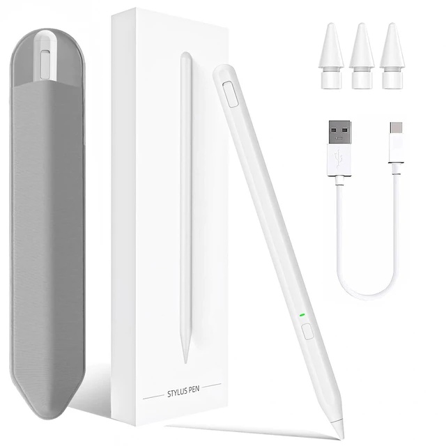 Main image of Stylus Pen for iPad 11th&10th Generation,Pen with Pencil Holder,Palm Rejection,for Air11&13"(M2/M3), Pad Pro 11"&13"(M4),iPad 6-11th,iPad Pro 11"/12.9 ", iPad Air 3/4/5,Mini 5/6