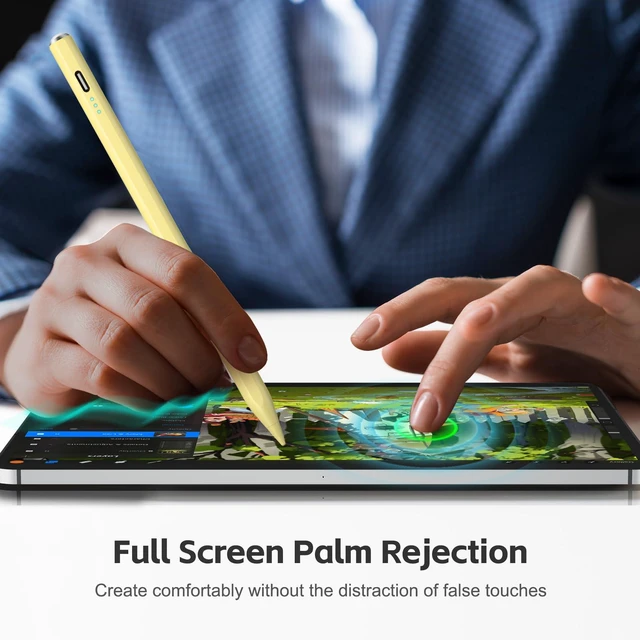 Alt view image 6 of 7 - Stylus Pen for iPad 2026-2018 with 13mins Fast Charge,Tilt Sensitivity | Palm Rejection Pencil for 11th (A16)/10/9/8/7/6 Gen, iPad Pro 11"/12.9"/M4/M5, iPad Air 3/4/5/M2/M3/M4