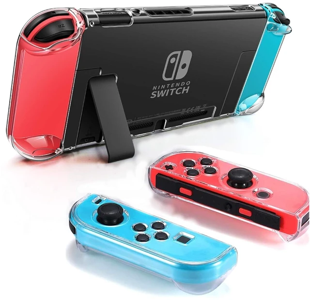 Main image of Dockable Clear Case for Nintendo Switch, Protective Case Cover for Nintendo Switch and Joy Con Controller- Crystal Clear