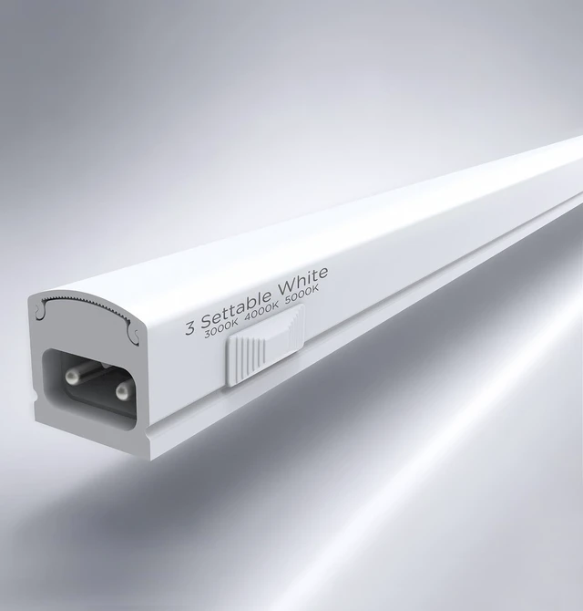 Main image of Under Cabinet Lighting Plug in, Dimmable 3CCT 3000/4000/5000K AC120V Super Bright Ultra Slim Linkable LED Counter Lights for Kitchen, Shelf, Closet, Cupboard, White 16 inch 1Pack