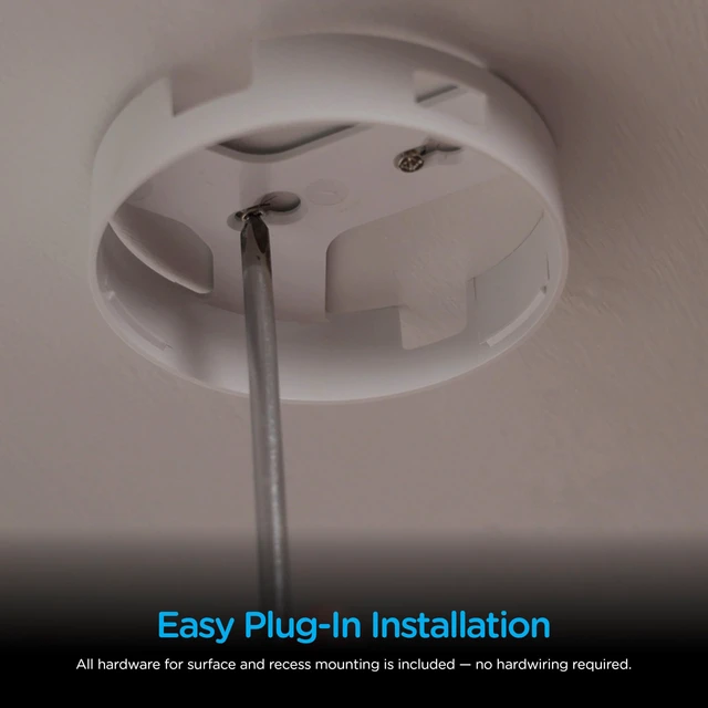 Alt view image 6 of 7 - Recessed Surface LED Puck Lights, 3 Pucks | Under Cabinet Lighting, 690 Lumens, Five White Settings from (2700K-6500K), Linkable, Under Counter Lighting for Kitchen