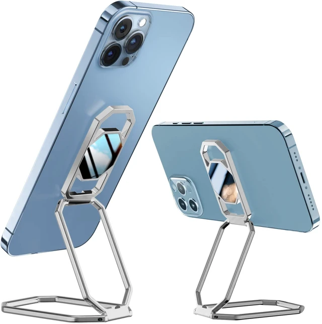 Main image of Phone Kickstand Ring Holder, Cell Phone Grips, Phone Stand for Desk | & 360°Rotation Ring for Back of iPhone Case, Adjustable Phone Holder, Cell Phone Stand