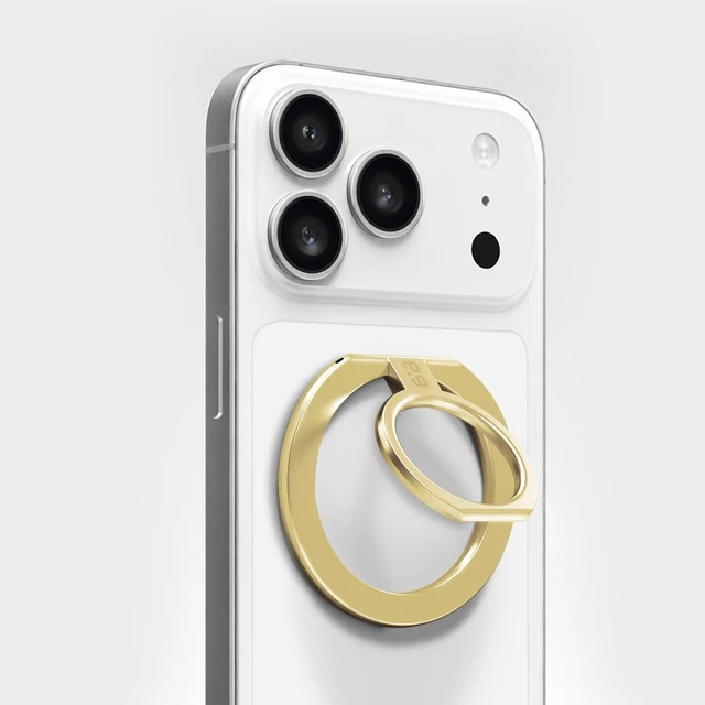 Alt view image 2 of 7 - Magnetic Ring for Phone Case, for MagSafe Phone Ring (Gold) | Phone Ring Grip, Magnetic Ring, Finger Loop Socket, Compatible with iPhone & Samsung, Accessories for Women