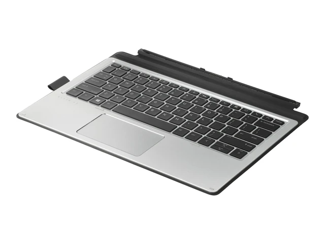 Alt view image 7 of 7 - Elite x2 1012 G1 Travel Keyboard Backlit ClickPad | Compatible with HP Elite x2 1012 G1 Tablet, Adjustable Viewing Angle for Flexible Use