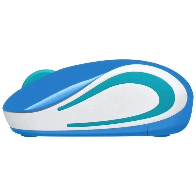 Alt view image 4 of 4 - Wireless Mini Mouse M187 Ultra Portable,1000 DPI Optical Tracking, 3-Buttons, PC/Mac/Laptop - Palace Blue