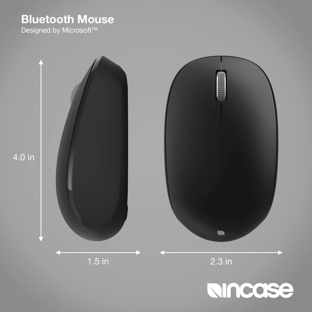 Alt view image 4 of 7 - Bluetooth Mouse Designed by Microsoft, Ambidextrous, Black | Mac & Windows Compatible, 4-Way Scroll Wheel, Fast Tracking Sensor, Compact, Comfortable, 4 Buttons, 12-Month Battery