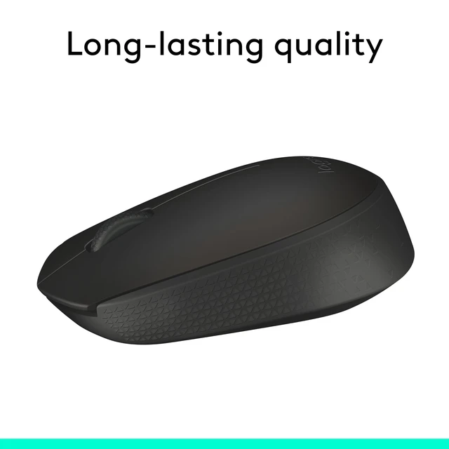 Alt view image 5 of 7 - M170 Compact Ambidextrous 2.4 GHz Wireless Mouse - Black | Ambidextrous mouse with 2.4 GHz USB-A Nano Receiver, Optical Tracking, 12-Months Battery Life, PC, Mac, Laptop compatible