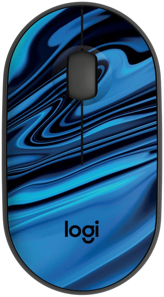 Main image of M340 Compact Ambidextrous Silent Wireless Mouse - Blue Galaxy | Silent clicks, with 2.4 GHz USB-A Nano Receiver, 3 non-customizable buttons, 18-months battery, Windows Mac Chrome compatible