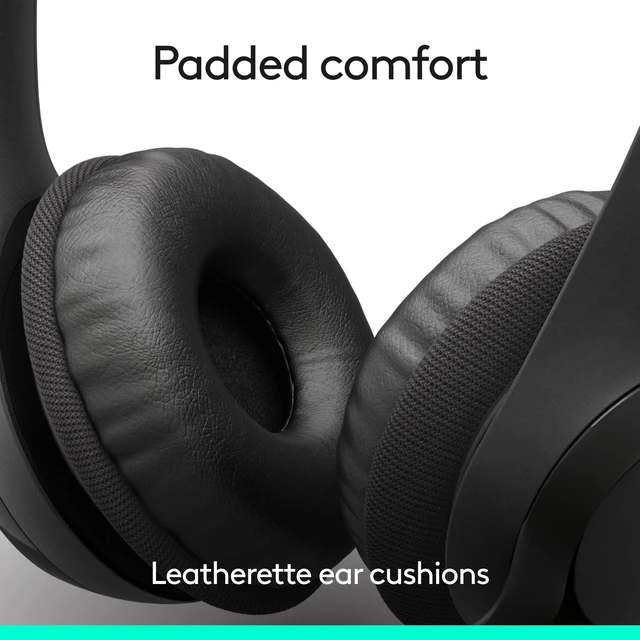 Alt view image 7 of 7 - Wired Headset PC/Laptop Stereo Headphones, USB-C, Graphite | Stereo headphones for PC or laptop, in-line controls, works with Chromebook