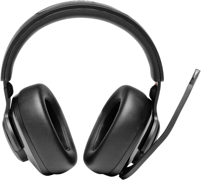 Alt view image 6 of 7 - Quantum 400 - Wired over-ear gaming headset with game-chat balance dial, QuantumSURROUND and DTS, Voice focus directional flip-up mic and memory foam ear cushions (Black)