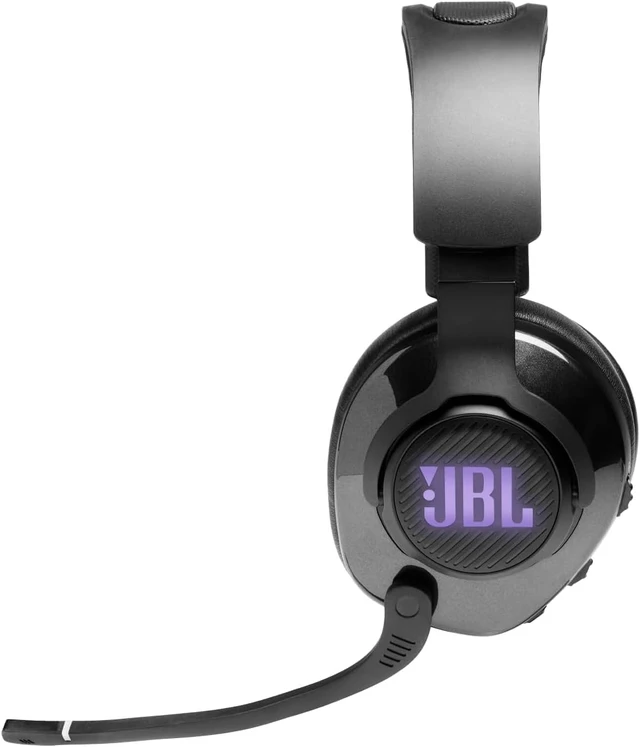 Alt view image 7 of 7 - Quantum 400 - Wired over-ear gaming headset with game-chat balance dial, QuantumSURROUND and DTS, Voice focus directional flip-up mic and memory foam ear cushions (Black)