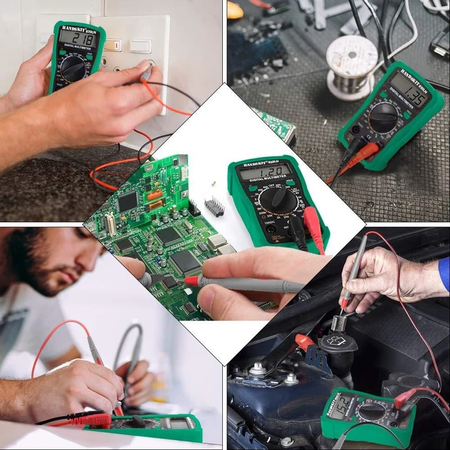 Alt view image 4 of 7 - 19-in-1 90W Soldering Iron Kit with Digital Multimeter, Test Leads | Adjustable 180-480°C Soldering Kit for Electronics with 5 Tips, Desoldering Pump, Screwdriver, Tweezers and Carrying Case
