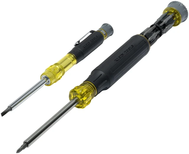 Main image of 80209 Precision Multi-Bit Screwdriver Set, 2-Piece | 27-in-1 and 4-in-1 Drivers, Cushion Grip; Phillips, Slotted, Hex, TORX, and Apple Repair Bits for Electronics