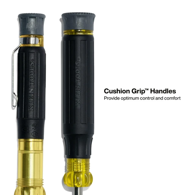 Alt view image 6 of 7 - 80209 Precision Multi-Bit Screwdriver Set, 2-Piece | 27-in-1 and 4-in-1 Drivers, Cushion Grip; Phillips, Slotted, Hex, TORX, and Apple Repair Bits for Electronics