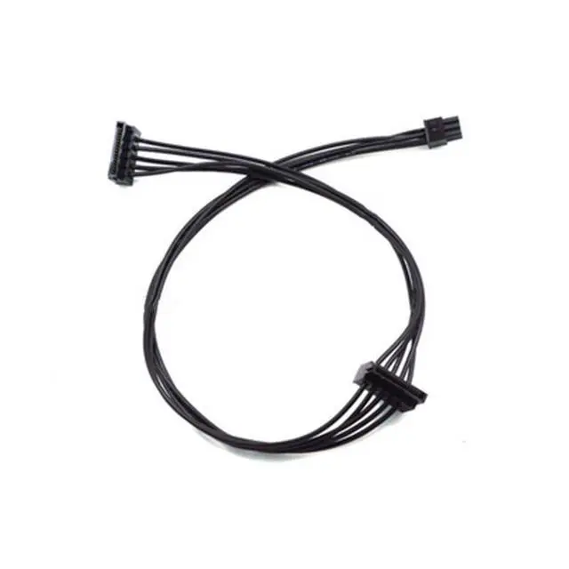 Alt view image 3 of 5 - WRIARICH New Mini 6 Pin to 2 SATA 15PIn Power Supply Cable for Dell 3250 3268 3650 3653 3660 3667 3668(6P to 1 x SATA)