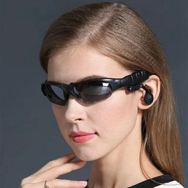 Alt view image 5 of 7 - Wireless Glasses 2-in-1 Polarized Fashion Glasses Headset with Microphone Wireless Headset, Bluetooth Version 5.4