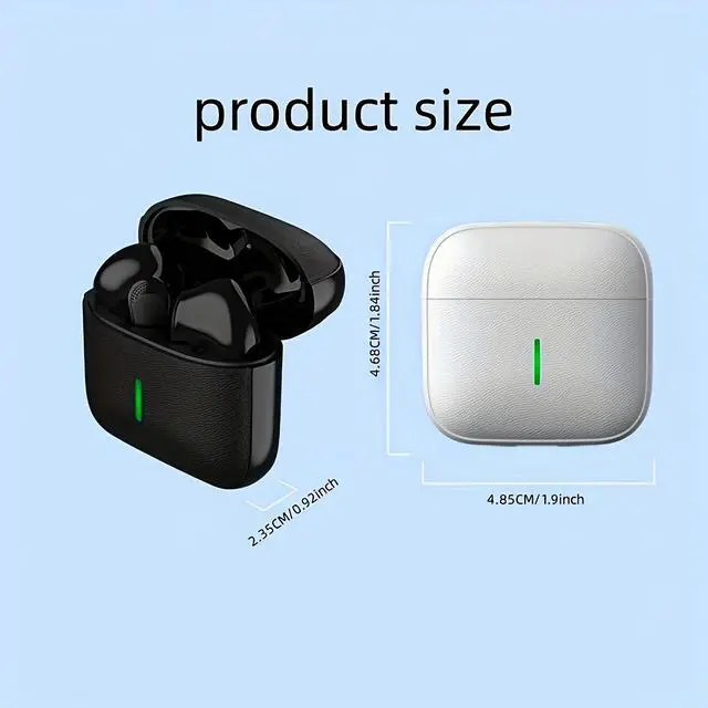 Alt view image 3 of 7 - 2026 New HD Wireless Earphones, Long-Lasting Stereo In-Ear Headphones, USB Charging, Call Noise Reduction & Touch Control, Rechargeable Battery for Phones, Laptops, Running & Workouts