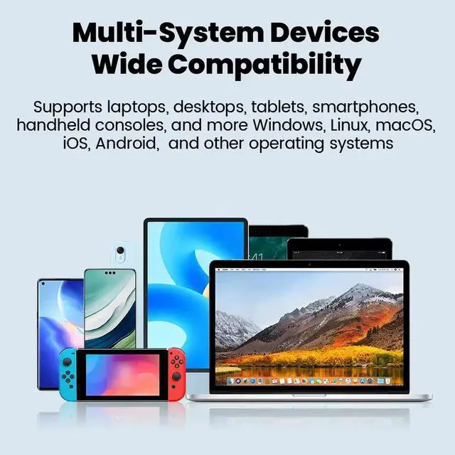 Alt view image 4 of 7 - Kebidumei 1000Mbps Type C to Ethernet Adapter Portable Network Card Converter USB C Female to RJ45 Male for MacBook Pro iPhone16