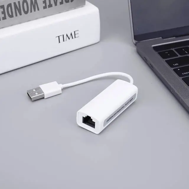 Alt view image 4 of 6 - Wired LAN Adapter USB Ethernet Adapter Support Windows XP/7/Vista Linux PC Internet USB Anti-interferencefor Macbook Wii Tablet