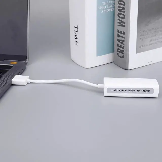 Alt view image 3 of 6 - Wired LAN Adapter USB Ethernet Adapter Support Windows XP/7/Vista Linux PC Internet USB Anti-interferencefor Macbook Wii Tablet