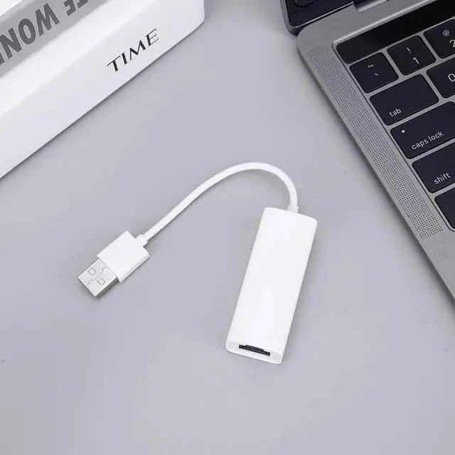 Alt view image 6 of 6 - Wired LAN Adapter USB Ethernet Adapter Support Windows XP/7/Vista Linux PC Internet USB Anti-interferencefor Macbook Wii Tablet
