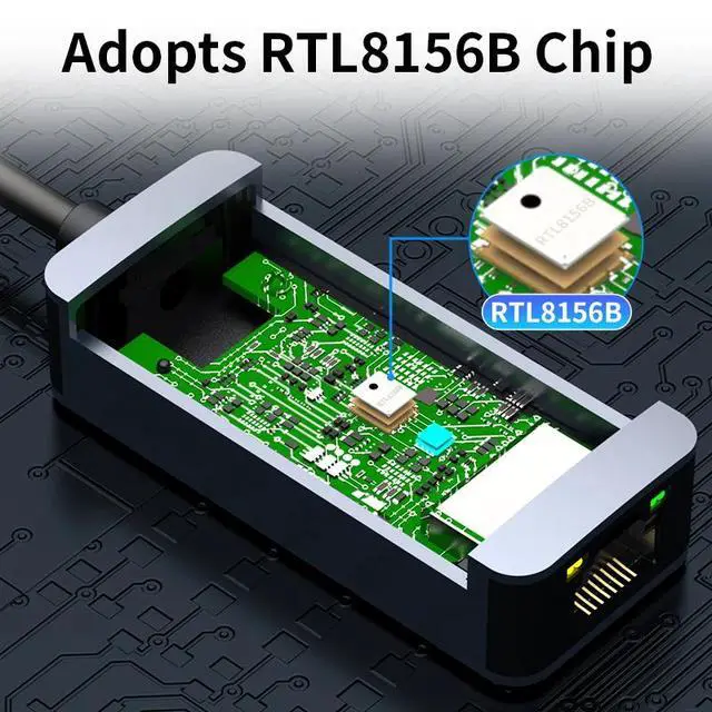 Alt view image 5 of 7 - LIANGUO 2500Mbps Ethernet Adapter USB 3.0 Type-C To RJ45 2.5G USB 3.0 Wired Adapter Converter LAN Network Hub for Windows/MAC