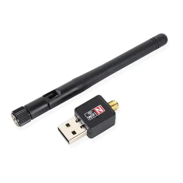 Alt view image 4 of 7 - USB WiFi Adapter 150Mbps 2.4GHz Antenna USB 802.11n/g/b Ethernet Wi-Fi dongle USB LAN Wireless Network Card PC WiFi Receiver