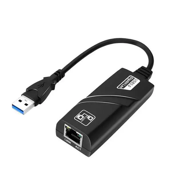Alt view image 7 of 7 - 10/100/1000Mbps USB 3.0 To RJ45 Network Adapter RTL8188 Lan Ethernet Adapter Network Card For Macbook Laptops Windows 8/10/OS/XP