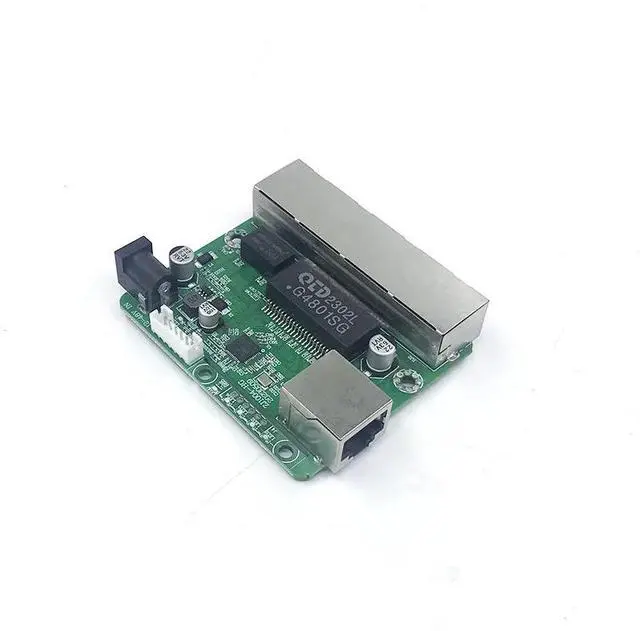 Alt view image 4 of 7 - Mini PCBA 6Ports Industrial switch module 10/100Mbps 12V-48V 10/100Mbps Ethernet