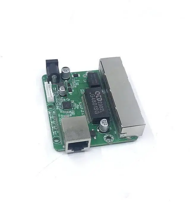 Alt view image 5 of 7 - Mini PCBA 6Ports Industrial switch module 10/100Mbps 12V-48V 10/100Mbps Ethernet