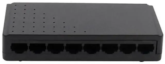 Main image of Poe Switch 8 Port Ethernet Network Switch 6+2 Poe Injector Adapter For CCTV IP Cameras, High-Speed Data Transfer